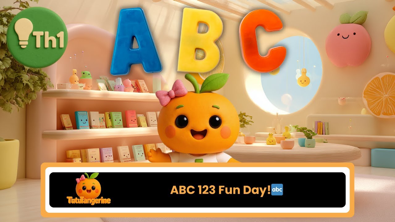 🍎 ABC 123 Fun Day! | Thinky Thursday with Tutu & Friends 🎶✨