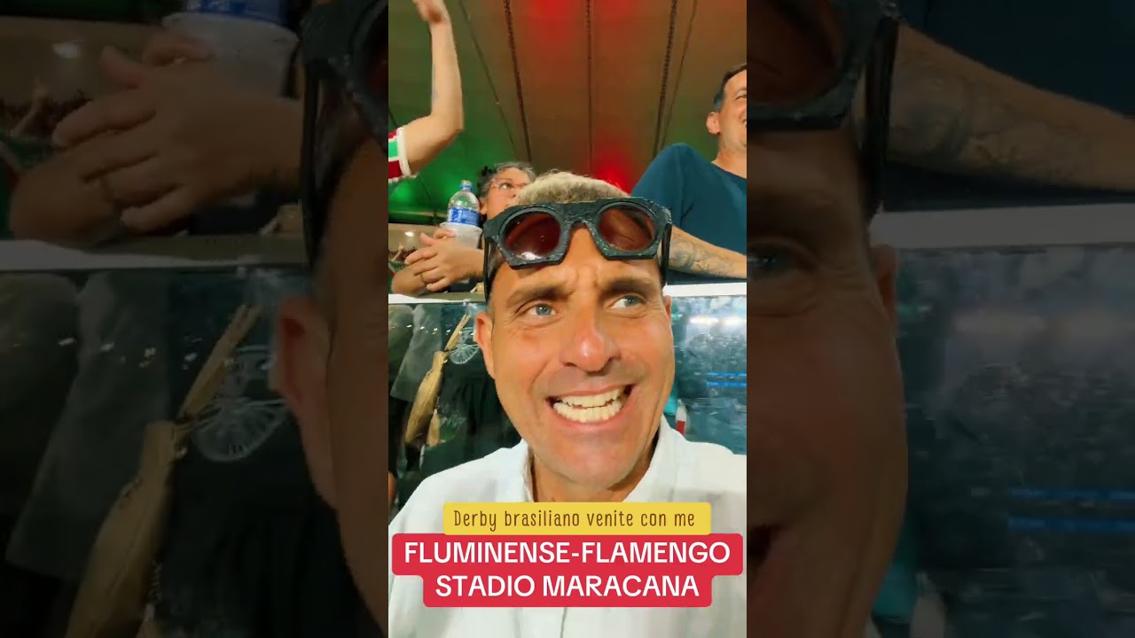 DERBY BRASILIANO A RIO : FLUMINENSE-FLAMENGO #calcio #flamengo #fluminense #riodejaneiro 