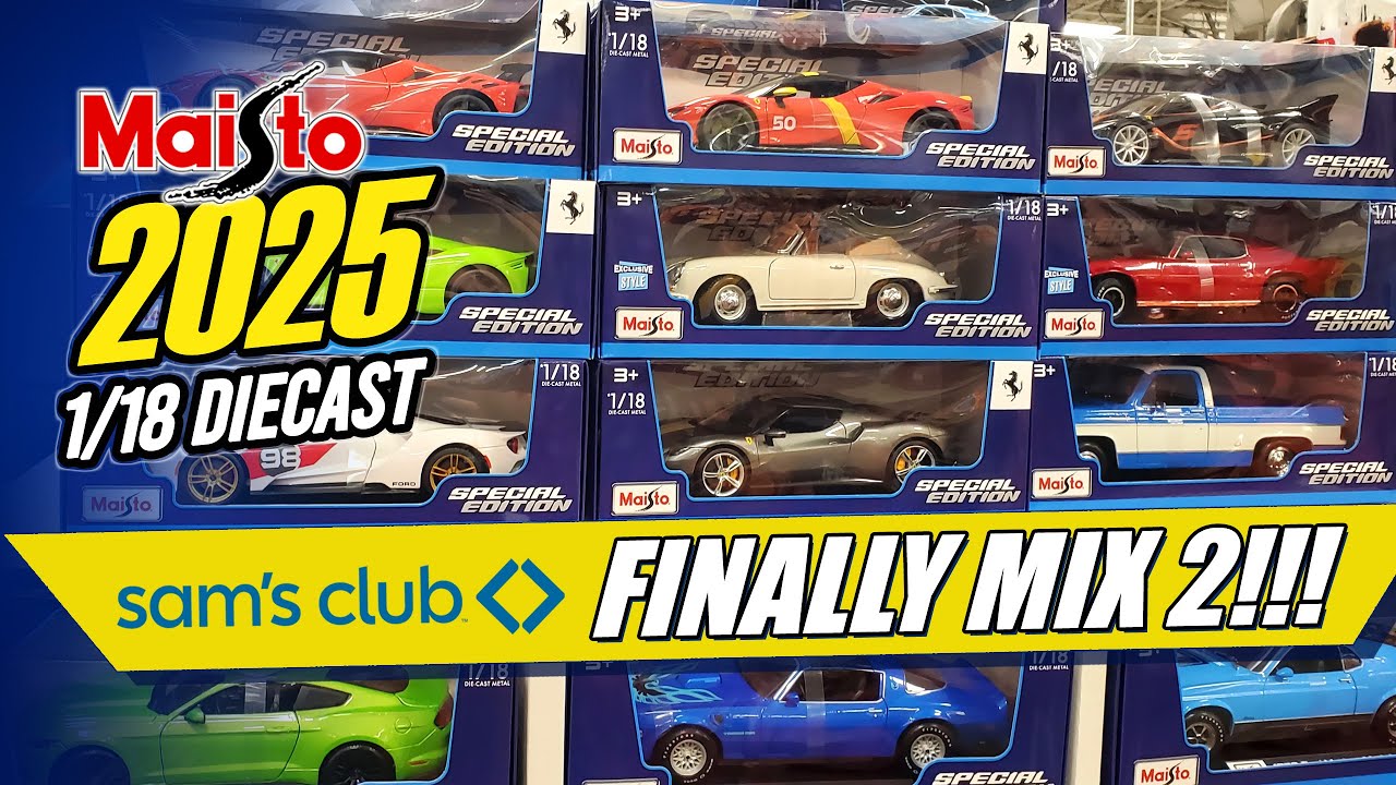 2025 Maisto Mix2 at Sam's Club!!