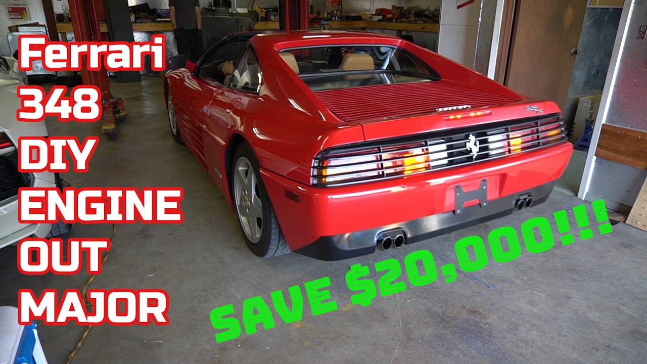 КАПИТАЛЬНЫЙ РЕМОНТ ЗА 25 000 ДОЛЛАРОВ?!?! Не-а, давайте сделаем это сами! Ferrari 348, часть 1