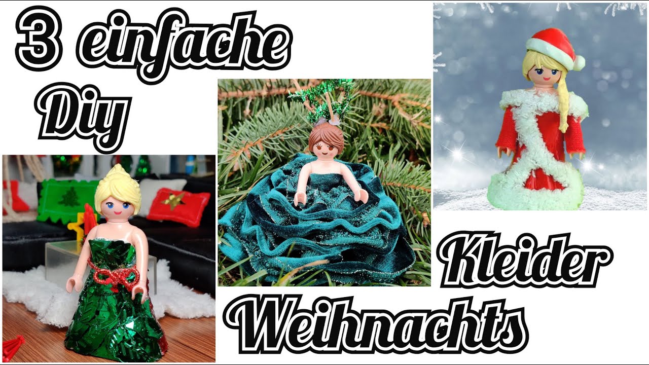 Playmobil DIY Weinachts Kleider [Pimp my Playmobil] - Playmobil Film Deutsch