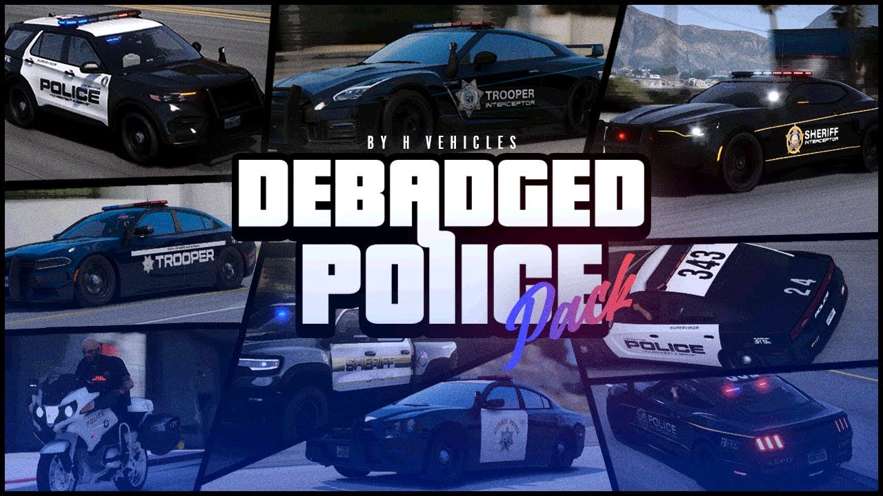 2023 HV Police Pack REMASTERED | Debadged | Callsigns | Rank System | Fivem