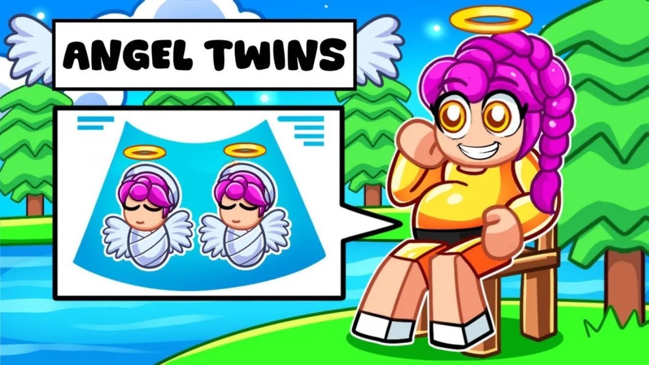 Rumi is PREGNANT with ANGEL TWINS In Roblox!