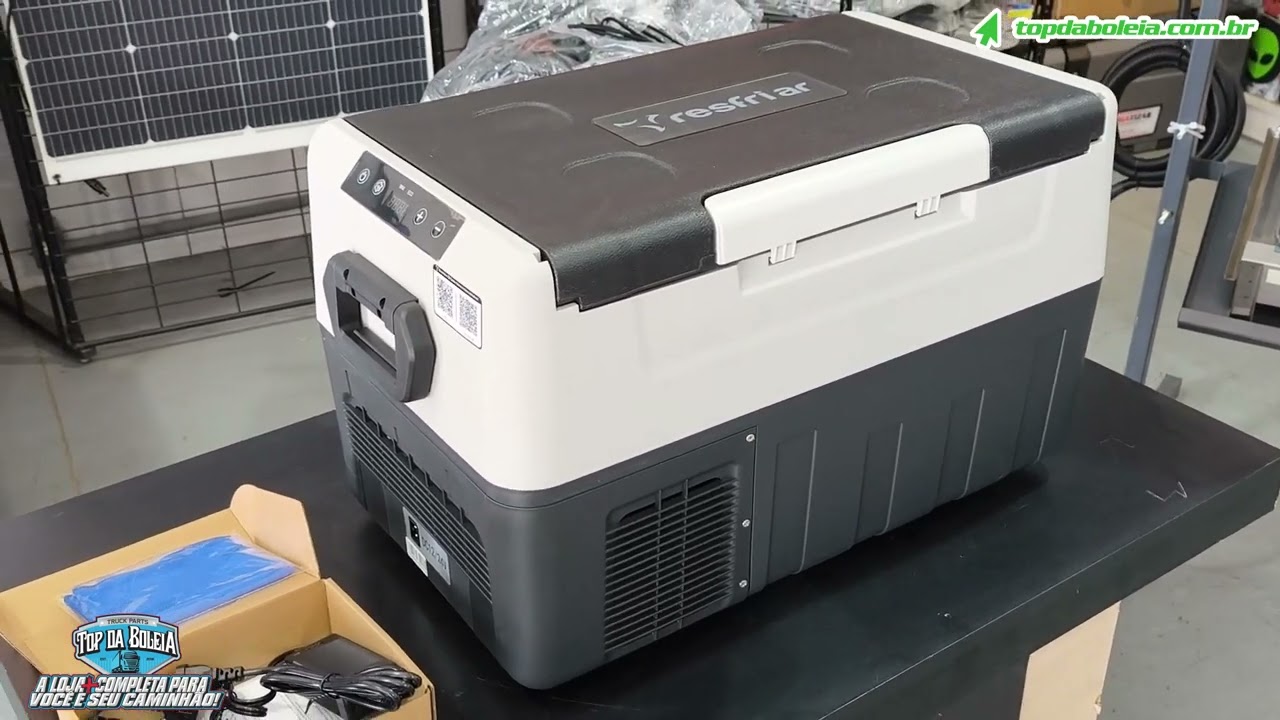 Geladeira Port&aacute;til 12v 24v 110 220  Freezer Resfriar 35 L Top da Boleia #motorhome #caminhoneiro