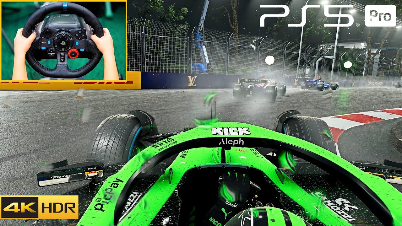 F1 25 PS5 Pro 4K HDR 60 FPS Gameplay | Logitech G29 Steering wheel