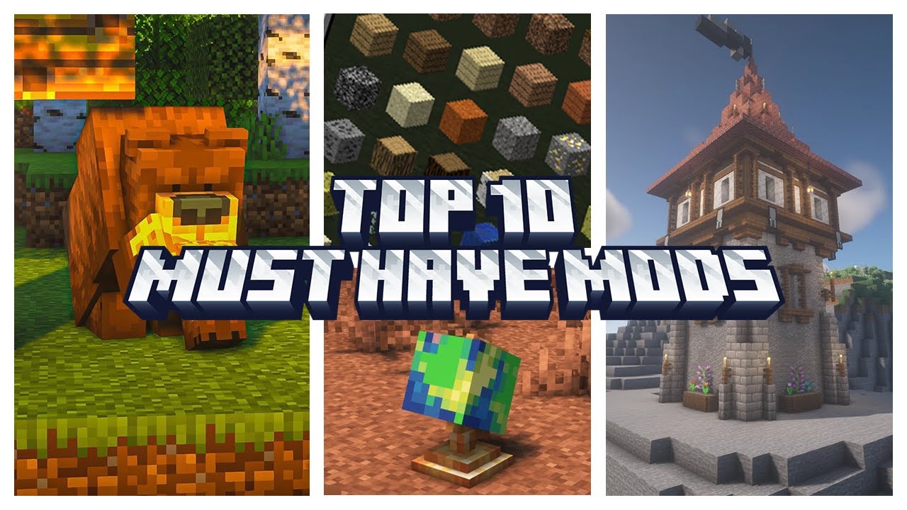 My TOP 10 Minecraft Mods To Make Survival Even Better!