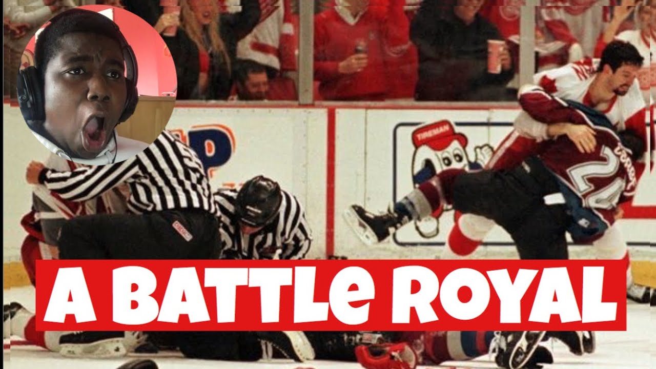 A BATTE ROYALE!!! Colorado Avalanche vs Detroit Red Wings - ''Brawl in Hockeytown'' REACTION!!!