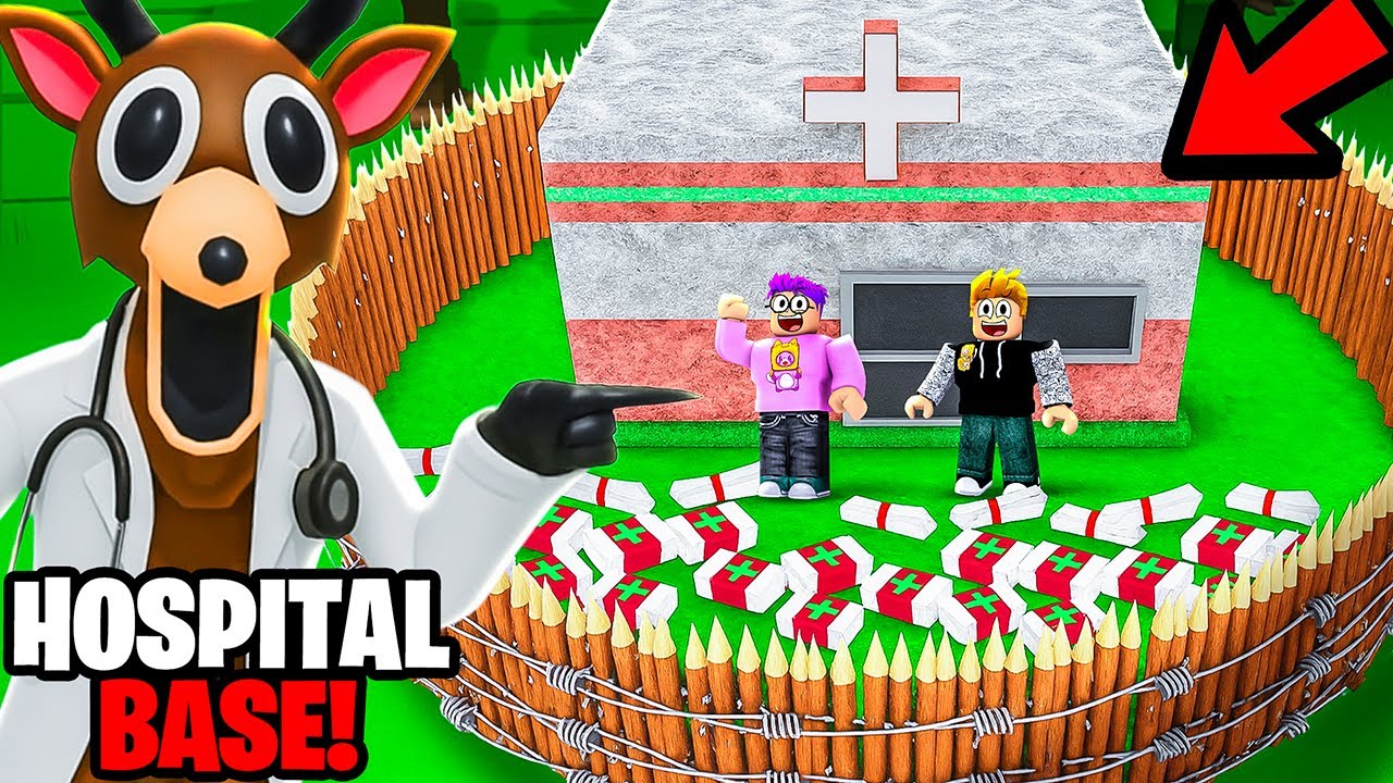 We Built a HOSPITAL BASE In 99 Nights In The Forest...!?