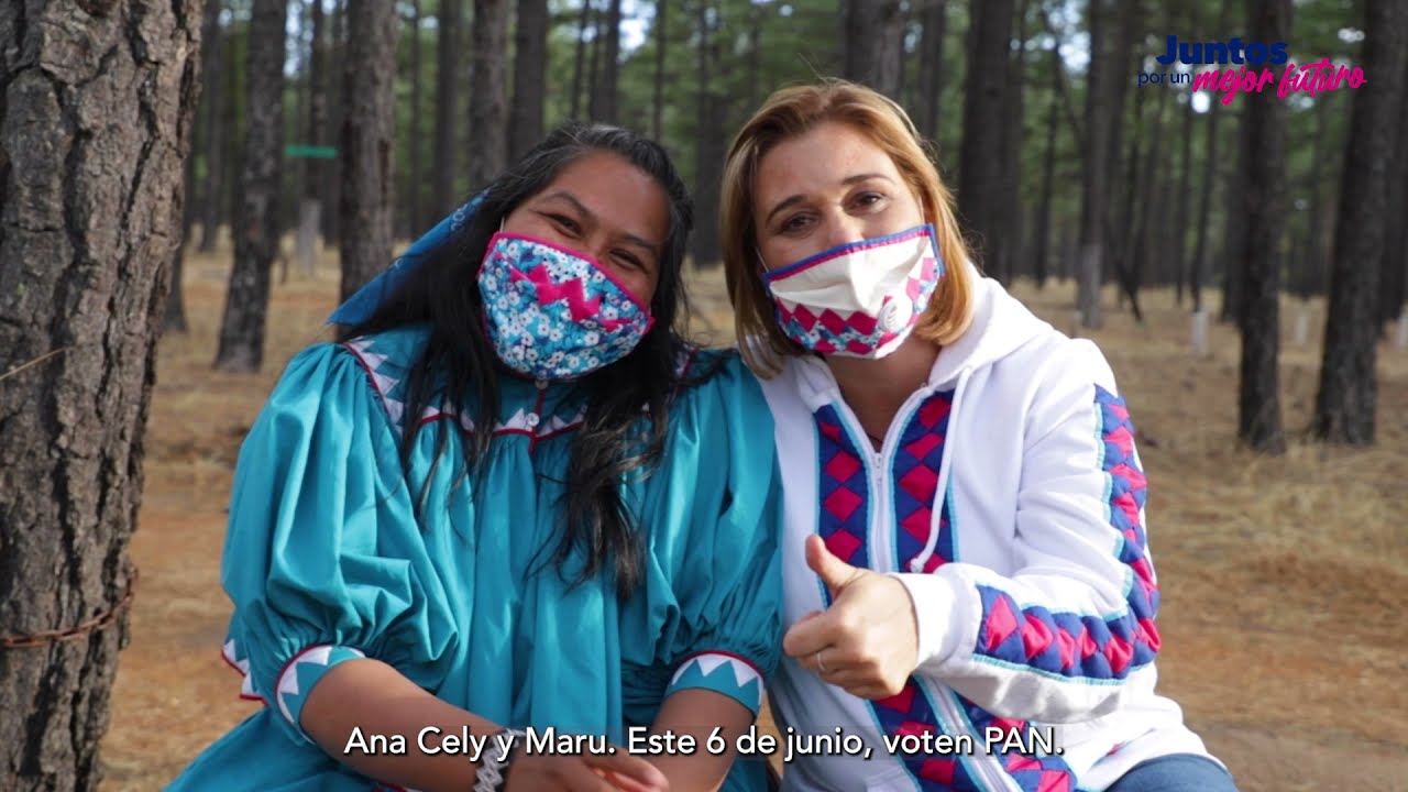 Maru Campos Candidata a Gobernadora de Chihuahua y Ana Cely en la Sierra Tarahumara 11 may 2021