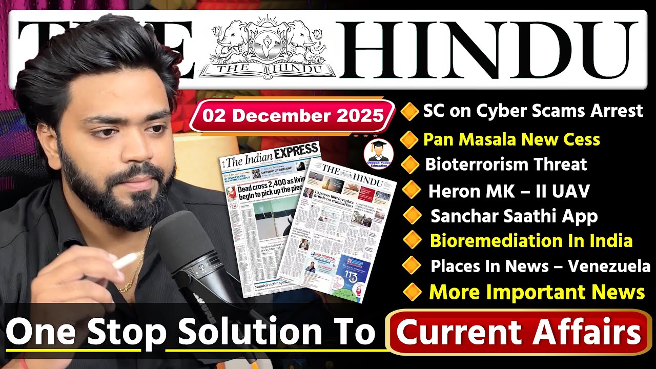 The Hindu Analysis Today | 2 December 2025 | The Hindu Newspaper Analysis | Daily Current Affairs