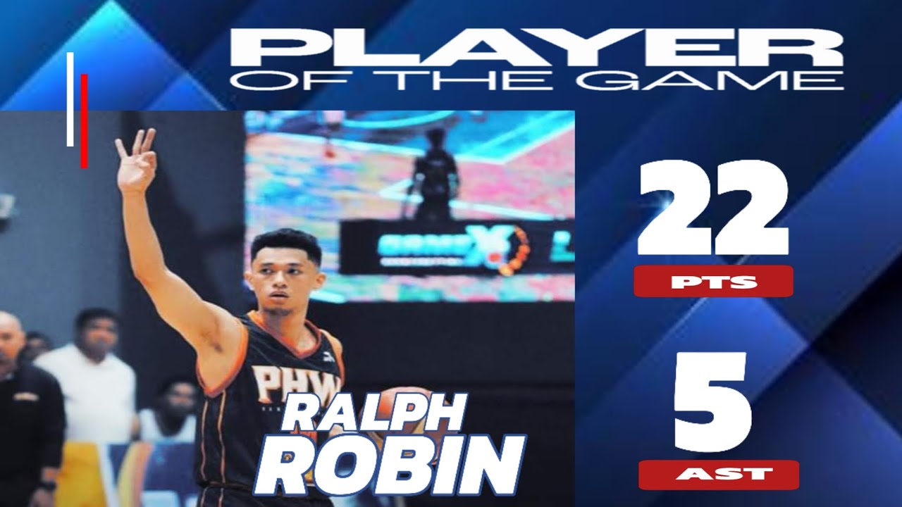 RALPH ROBIN | PLAYER OF THE GAME, 22 PTS 5 AST vs. ILOILO UNITED ROYALS | MPBL REGULAR SEASON 2024