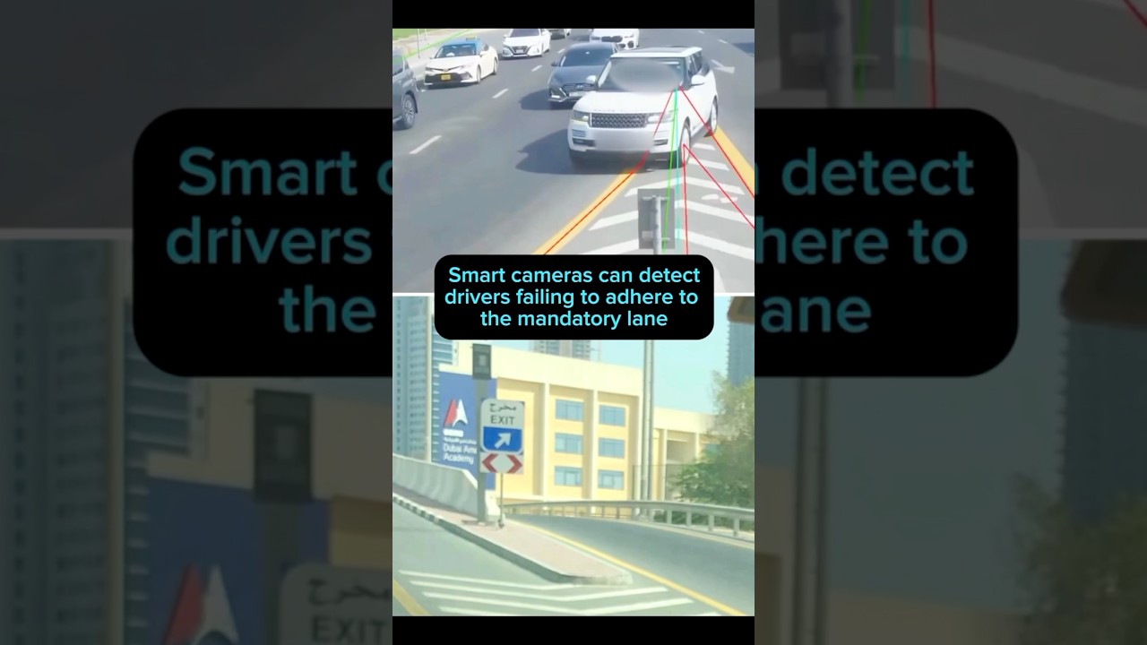 🚨 Dubai&rsquo;s Smart Cameras Catch Lane Violators Instantly! Traffic Rules Dubai, #trafficrules #foryou