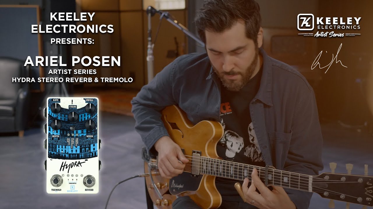 Keeley Electronics Presents: Artist Series Ariel Posen HYDRA Stereo Reverb & Tremolo - Demo