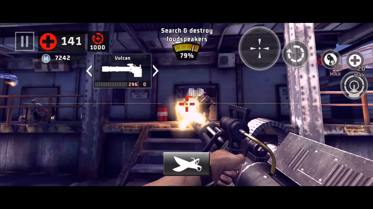 DEAD TRIGGER 2 LEWIS VS VULCAN COMPARISON GAMEPLAY UNCUT 15 MINUTES NO HIT RUN #dt2