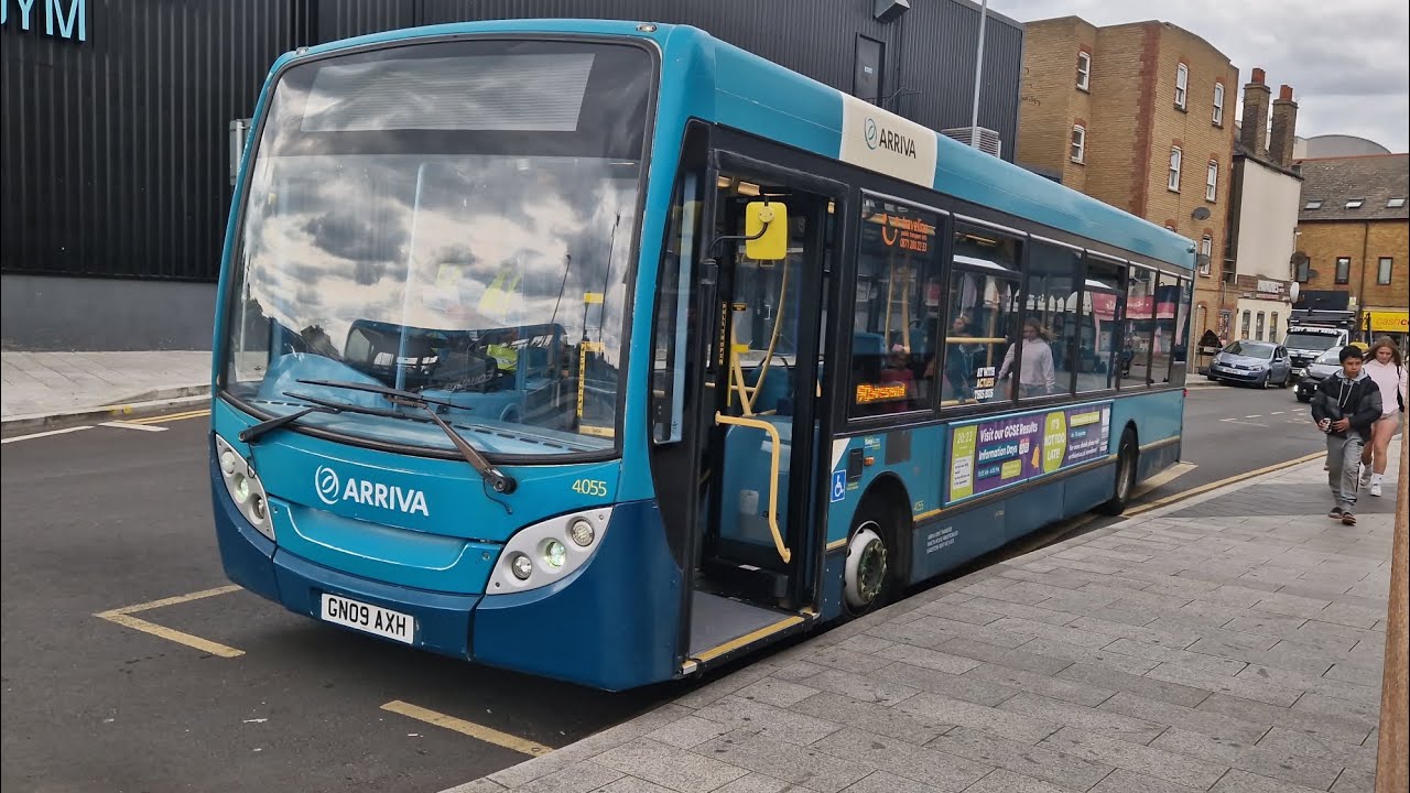 *Non-TFL November Episode 1* Arriva Southern Counties 4055 GN09AXH Bus Route 490