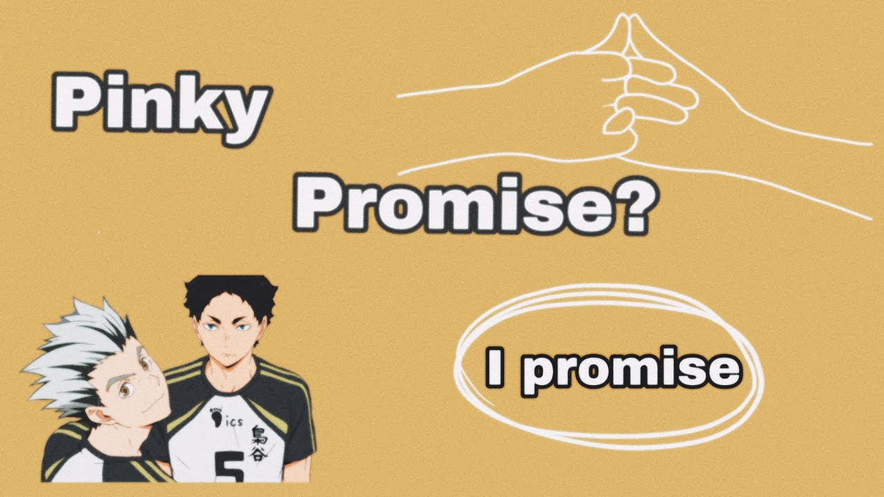 Pinky Promise? || Haikyuu Texts (BokuAka) (TW)