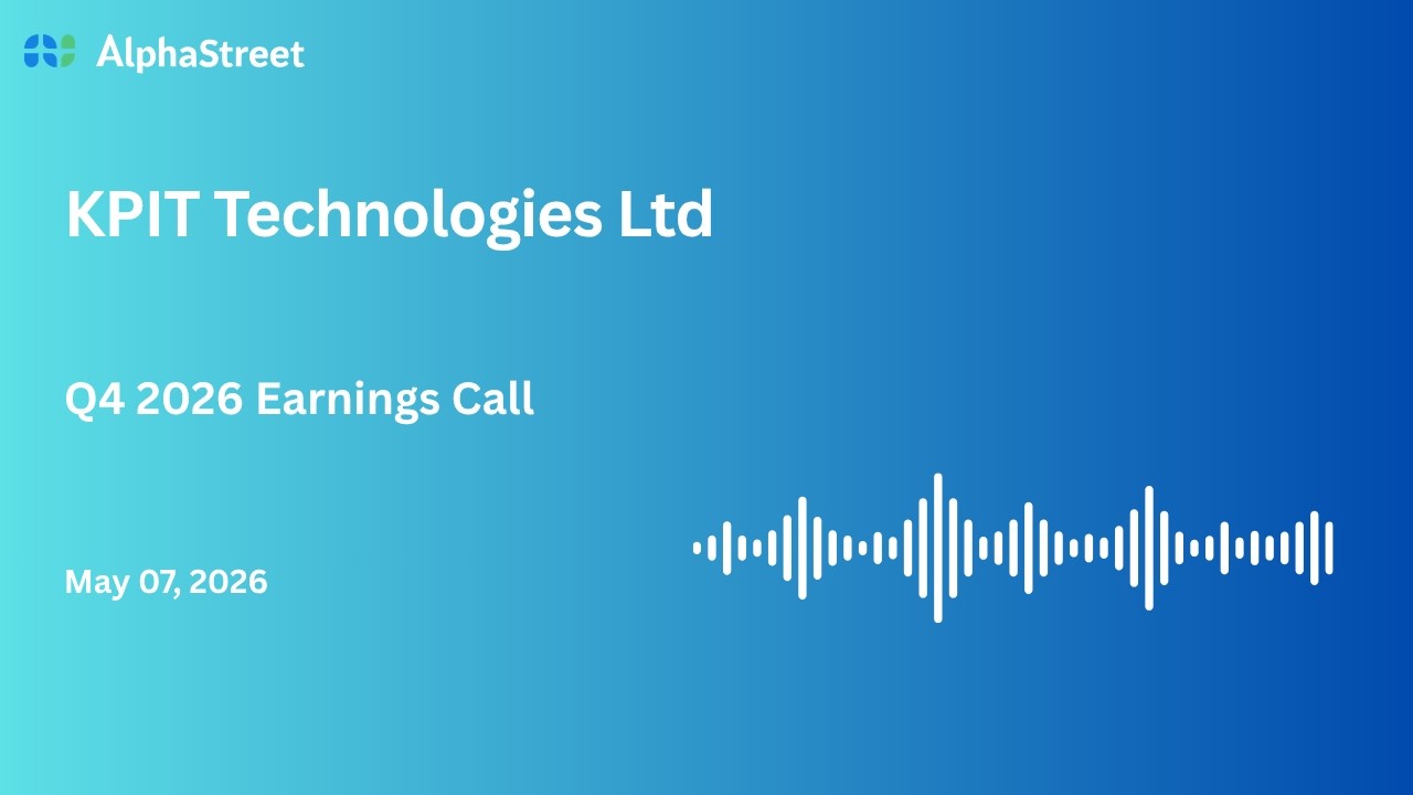 KPIT Technologies Ltd Q4 FY2025-26 Earnings Conference Call