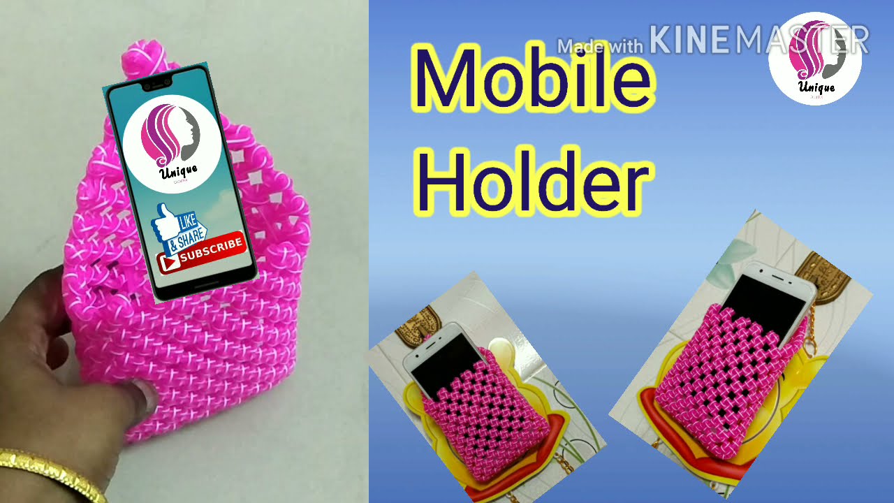 plastic wire / Mobile holder #wirecraft #wire #mobile holder