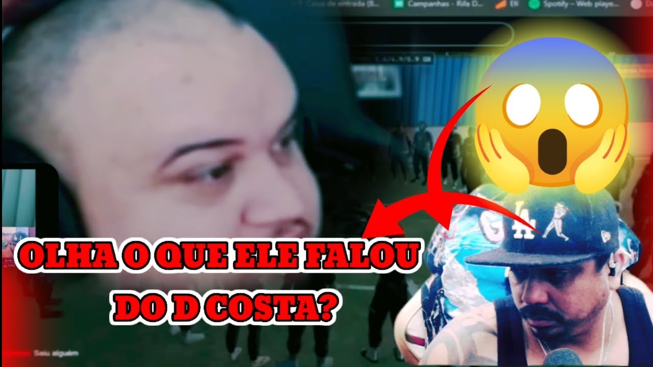 🔥ELE FALOU TUDO🔥FANHORP REAGINDO AO D COSTA E SOBRE A TRETA😱//GTA RP