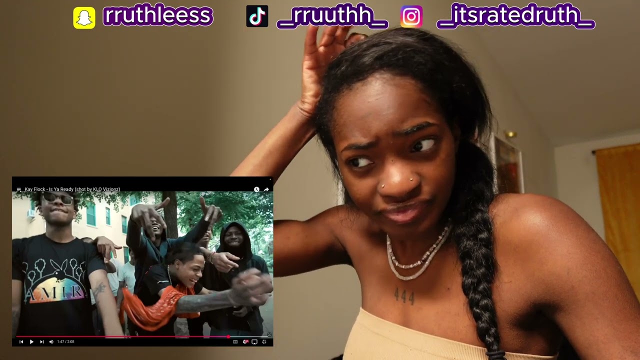 Kay Flock - Is Ya Ready (shot by KLO Vizionz) | itsRATEDRUTH REACTION