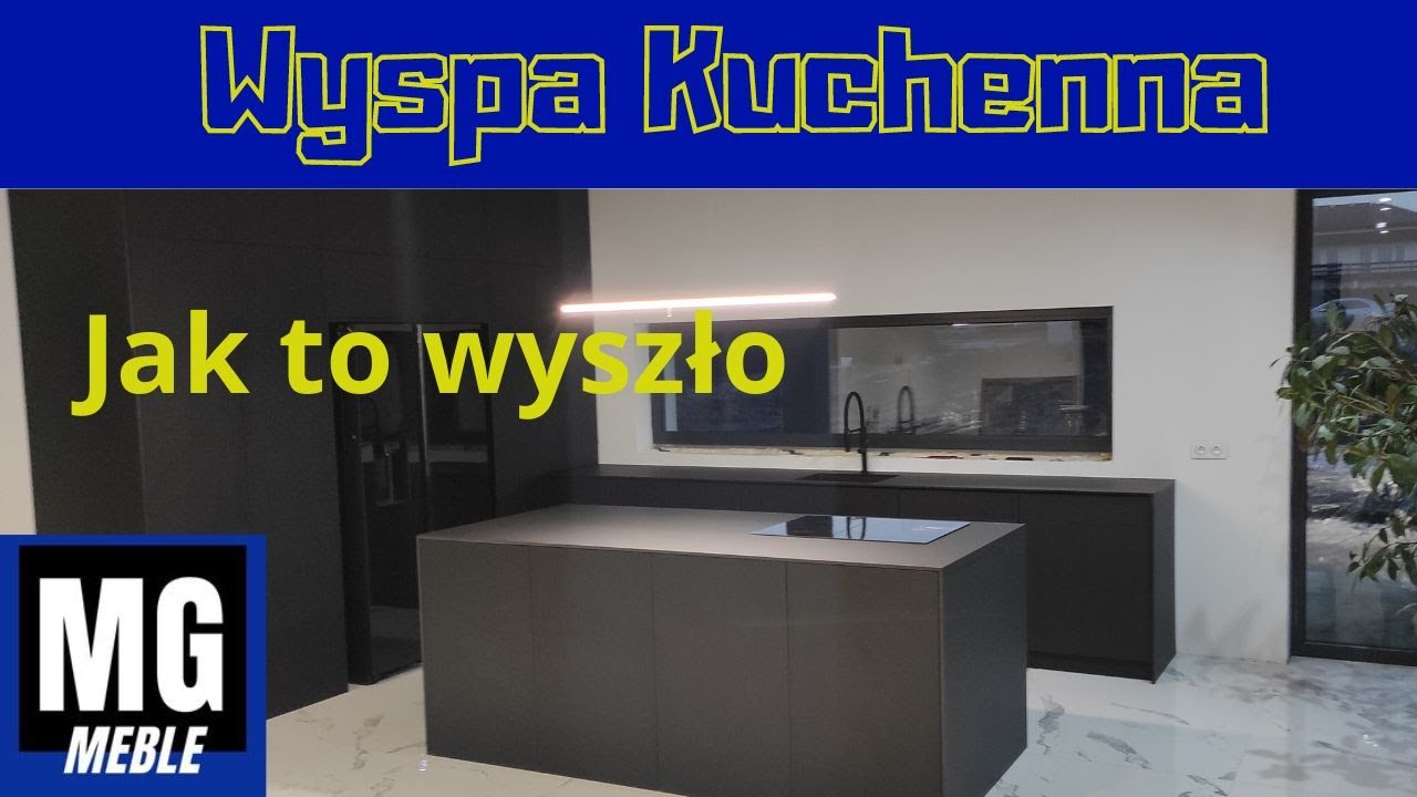 Montaż wyspy kuchennej! Płyta indukcyjna z pochłaniaczem!