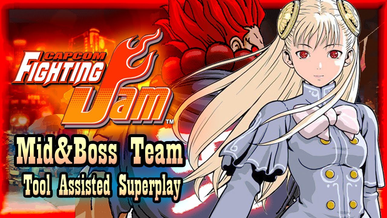 【TAS】CAPCOM FIGHTING EVOLUTION/JAM - INGRID & SHIN AKUMA MID & BOSS TEAM