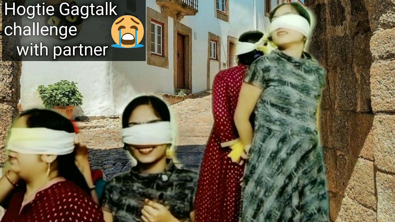 Hogtie Gagtalk ।। Gagtalk challenge with partner Requested video// funny challenge video