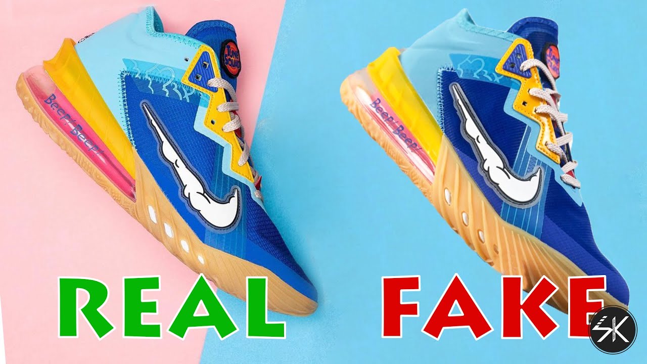 Nike LEBRON 18 LOW Wile E Coyote vs Roadrunner REAL VS FAKE