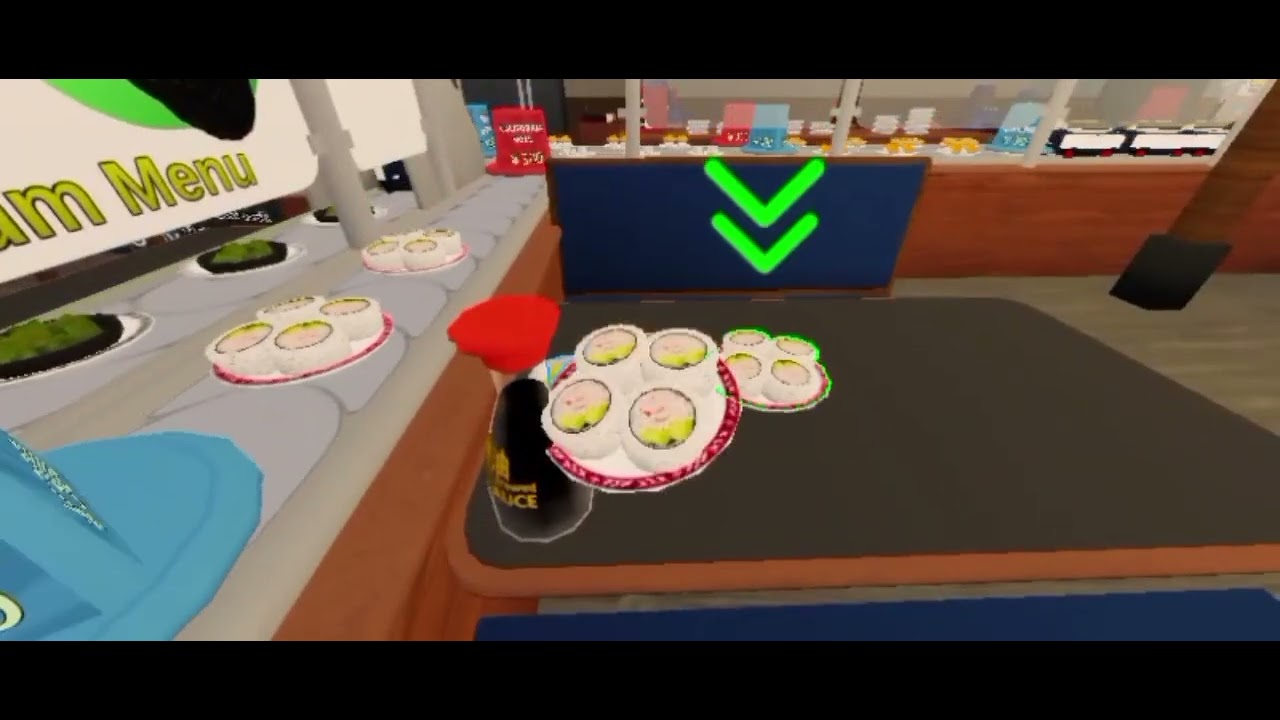 Let's ASMR sushi roblox TV