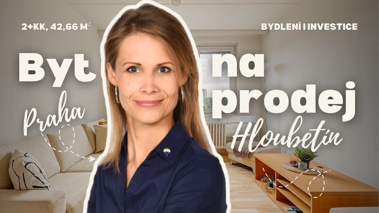 Videoprohlídka PRODEJ BYT 2+kk 42,66 m2 Praha Hloubětín