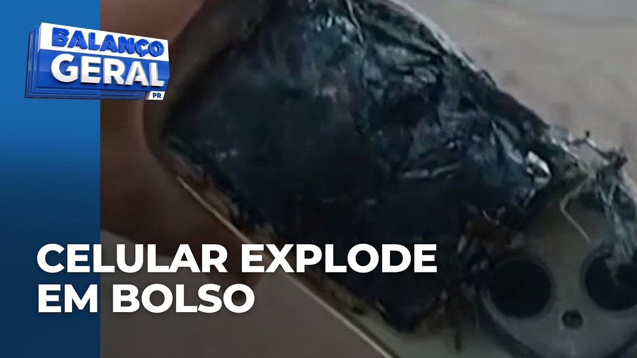 Celular explode no bolso e salva a vida de homem que era atacado por cachorros em bairro de Cascavel