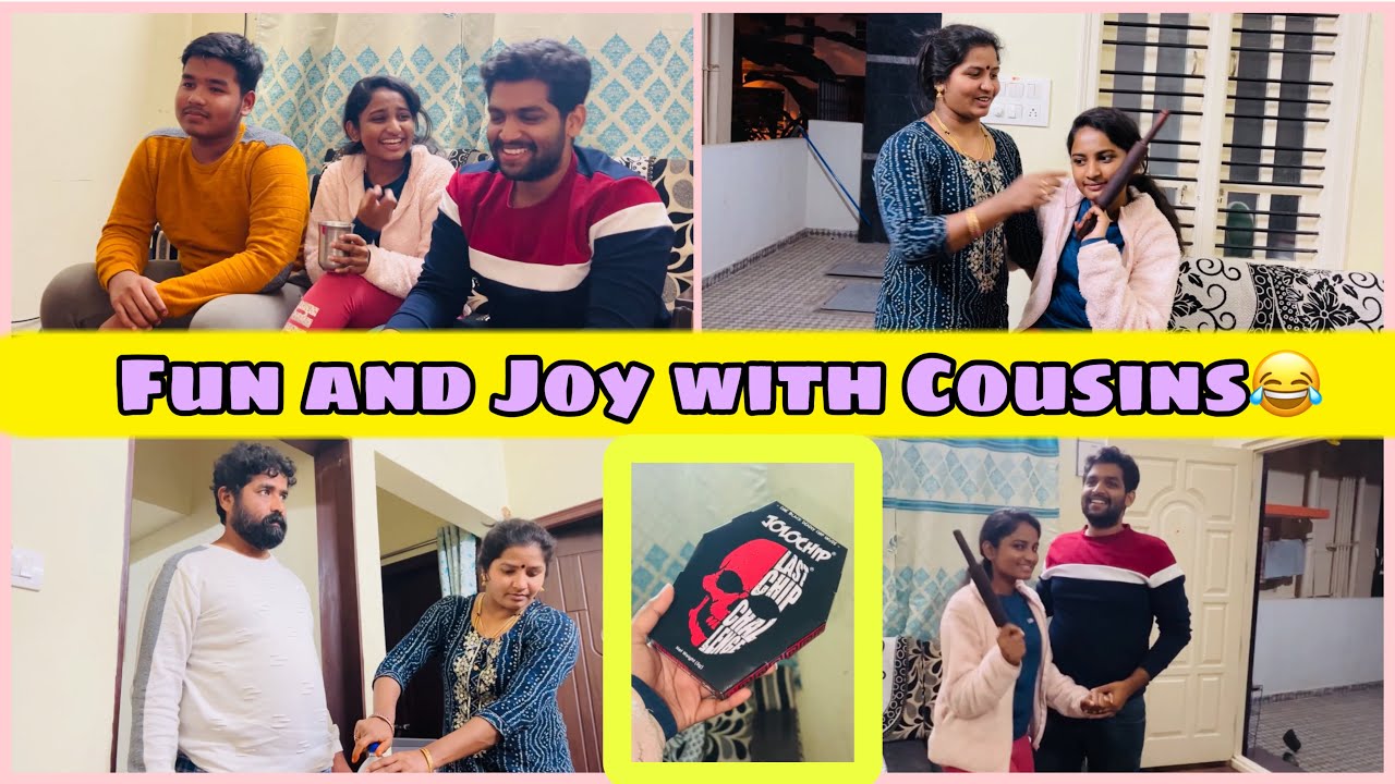Fun And Joy With Cousins😂||*JOLO CHIP CHALLENGE🥵*||Total Entertainment Vlog🤣|| SPURTHI VLOGS ||