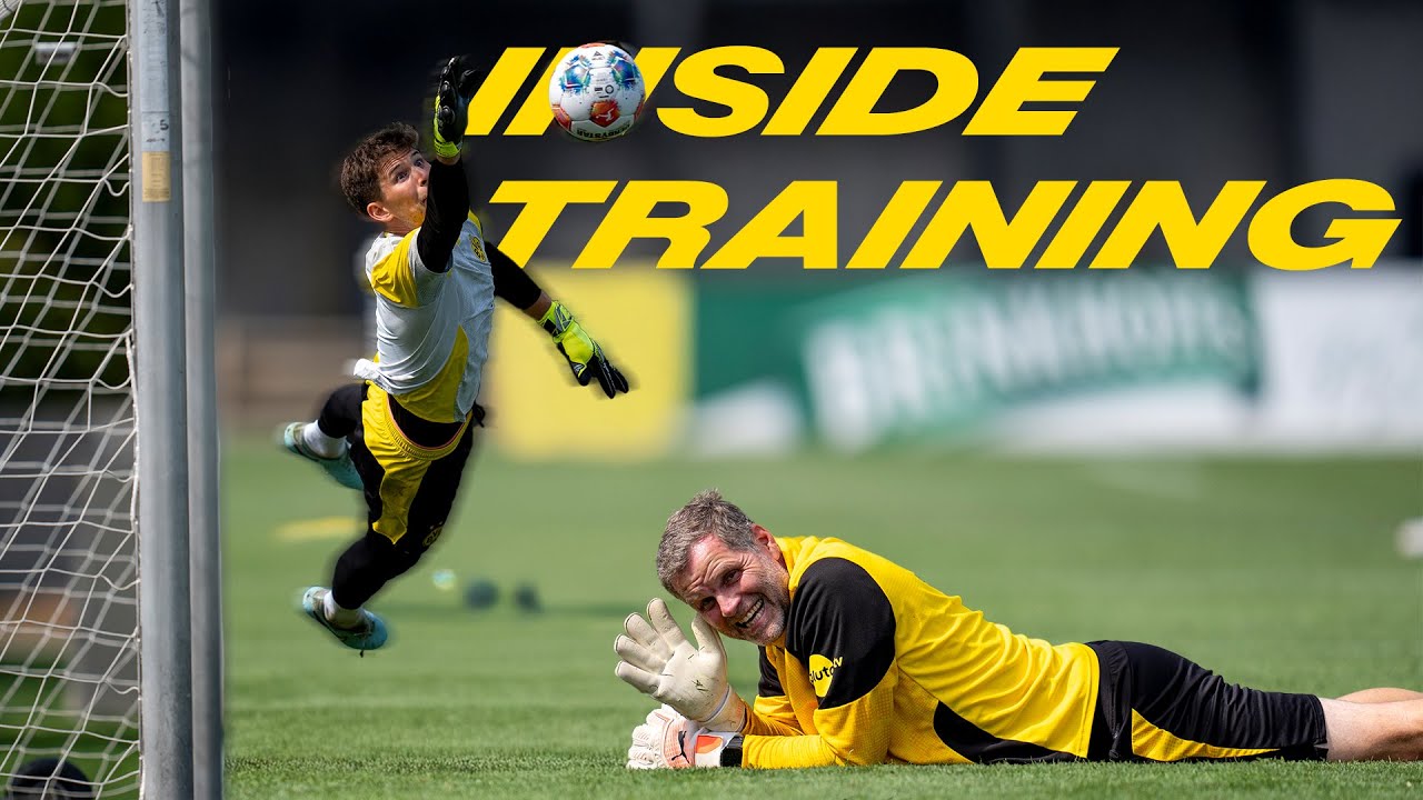Adeyemi is just too fast &ndash; goalkeepers put on an aerial show | INSIDE TRAINING