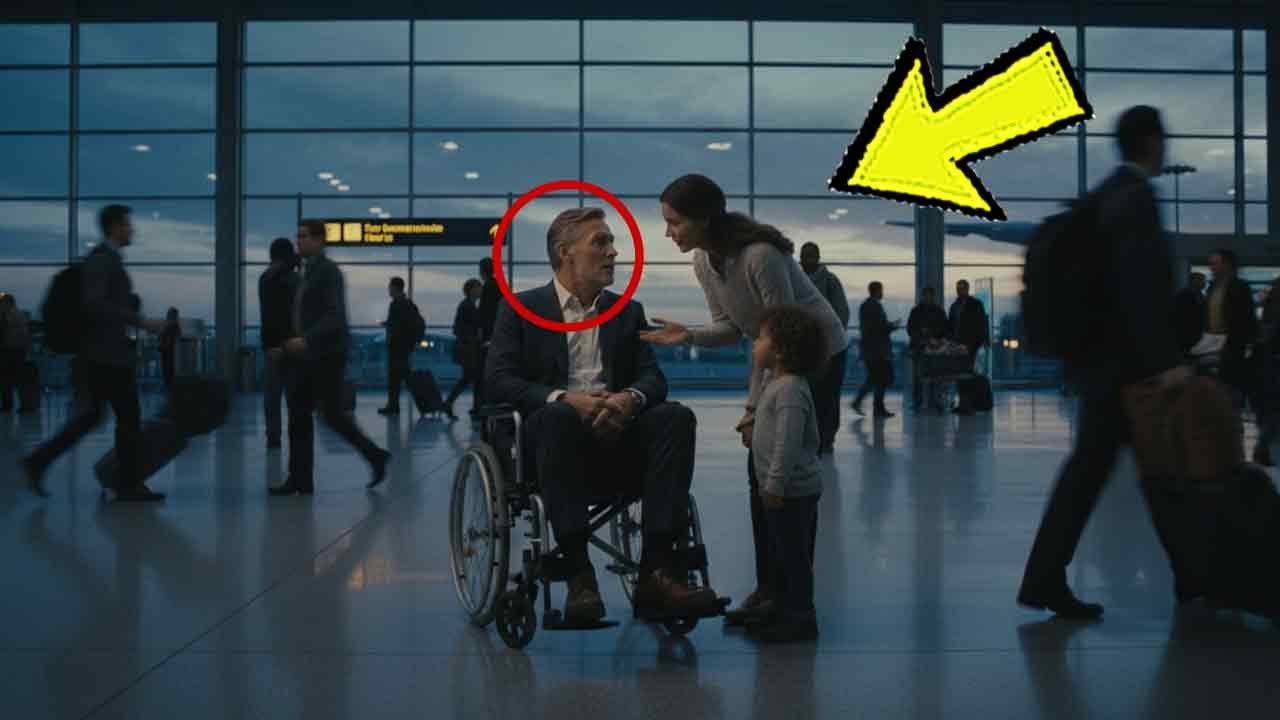 Gelähmter CEO saß allein am Flughafen – bis eine Mutter fragte: „Warum ganz allein?“