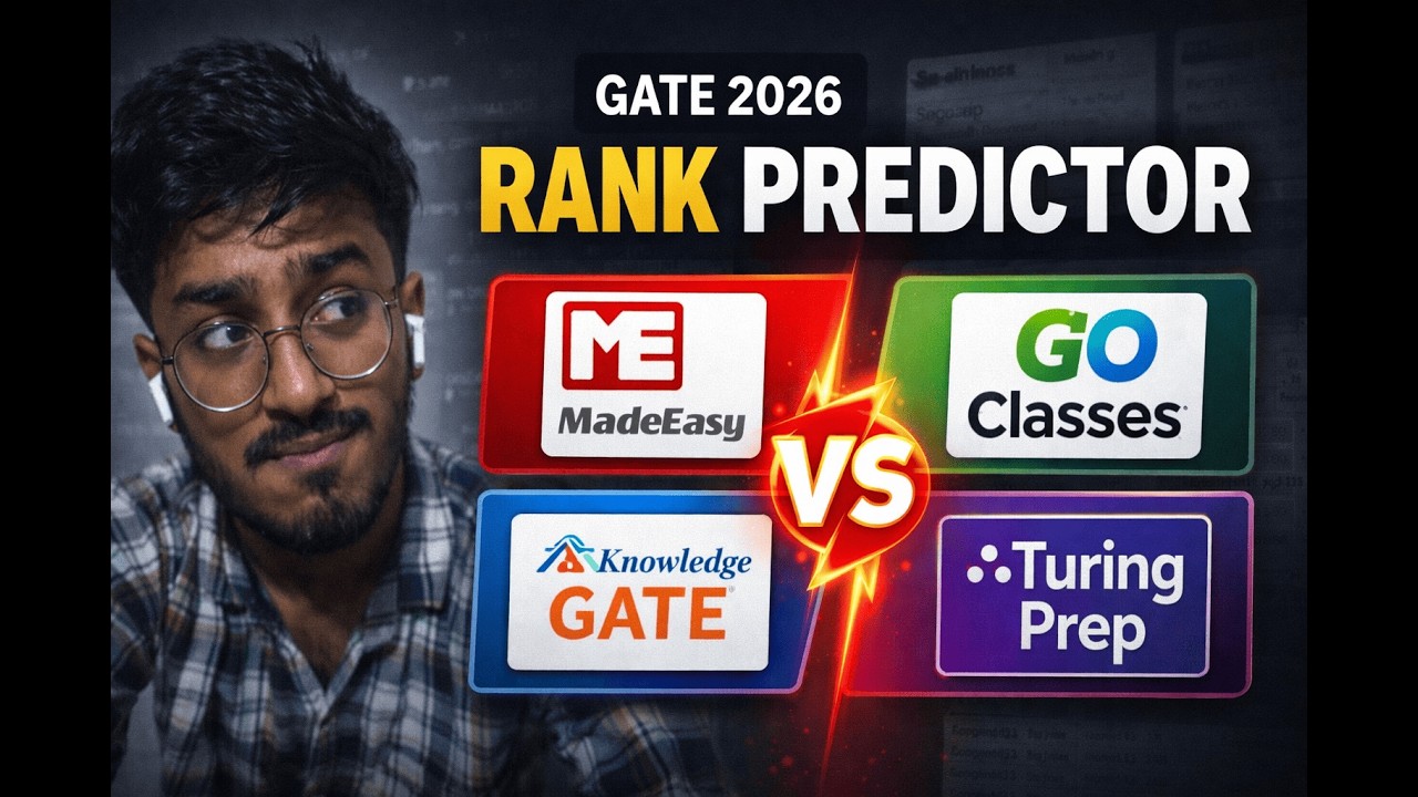 &ldquo;Best GATE 2026 Rank Predictor | MadeEasy vs GO vs Knowledge Gate vs Turing Prep&rdquo;