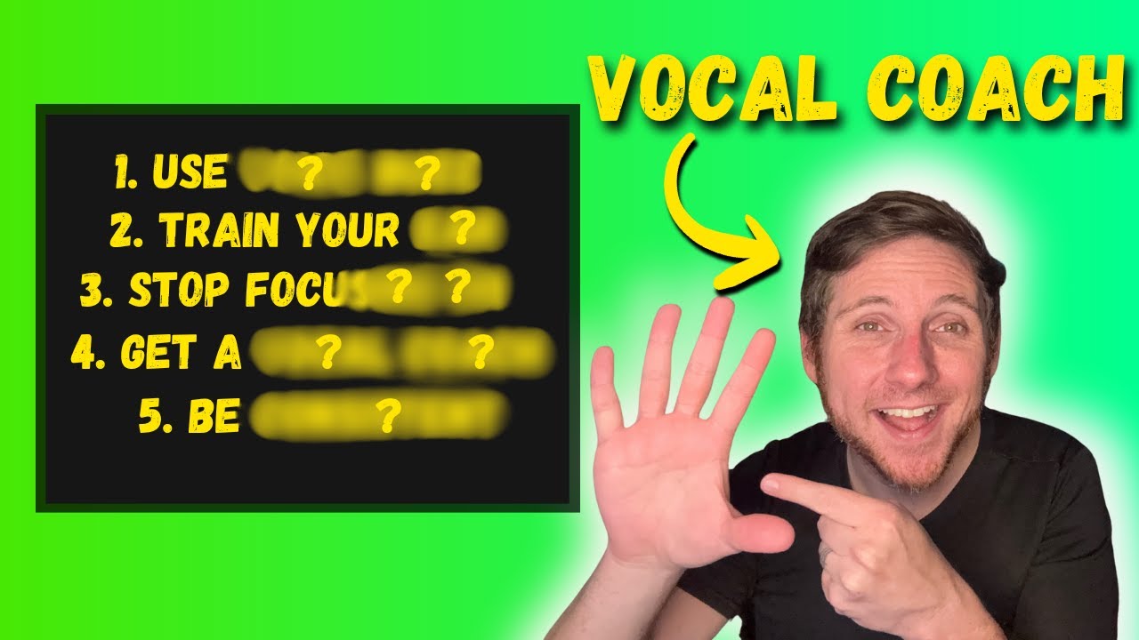 5 Singing Tips transform your voice TODAY!