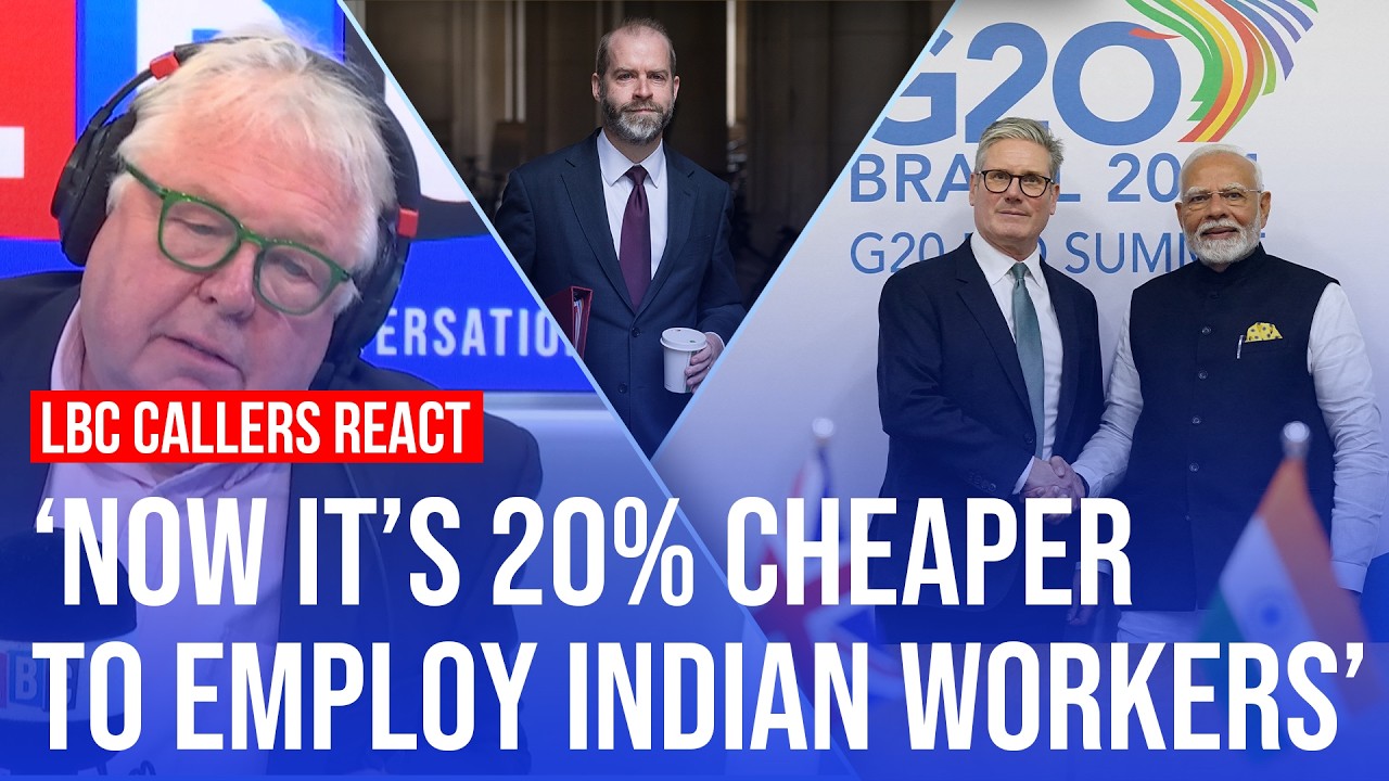LBC callers are divided over the UK-India trade deal