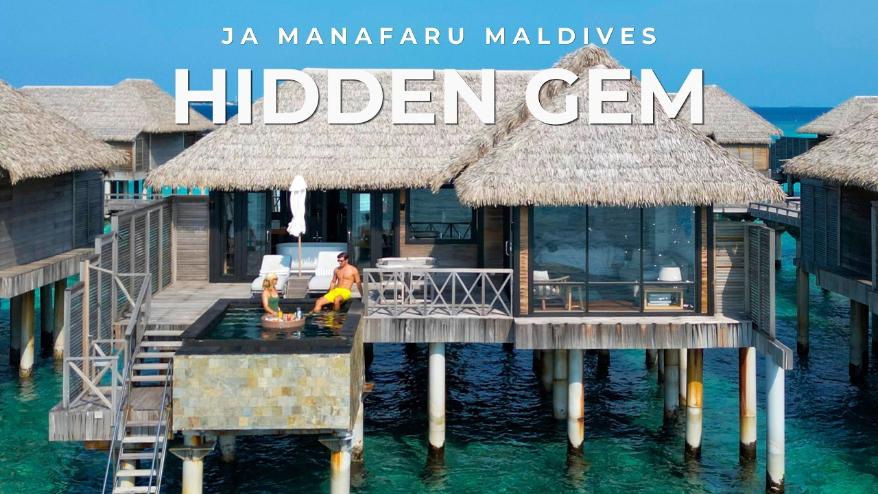 This Maldives Villa Has a Glass Floor Over the Ocean. 4K Tour