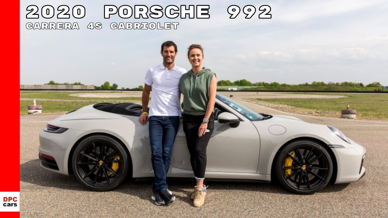 2020 Porsche 911 992 Cabriolet With Mark Webber & Elina Svitolina
