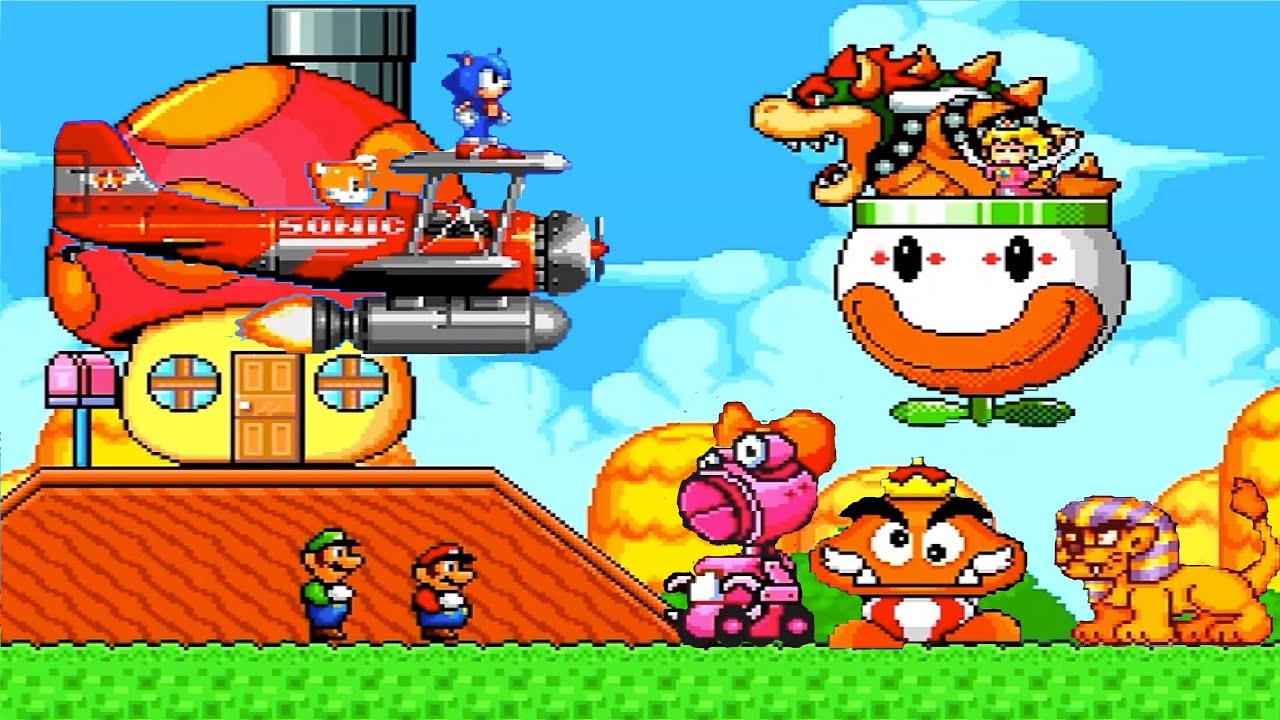 Mushroom Kingdom Fusion HD: World 1 part 1: The Mushroom Kingdom