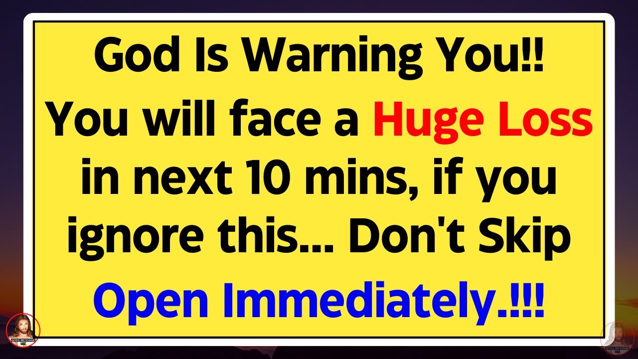 11:11😰God says, You will face a Huge loss in next 10 mins If You... 🌈Jesus Says✝️Gods Message 1111