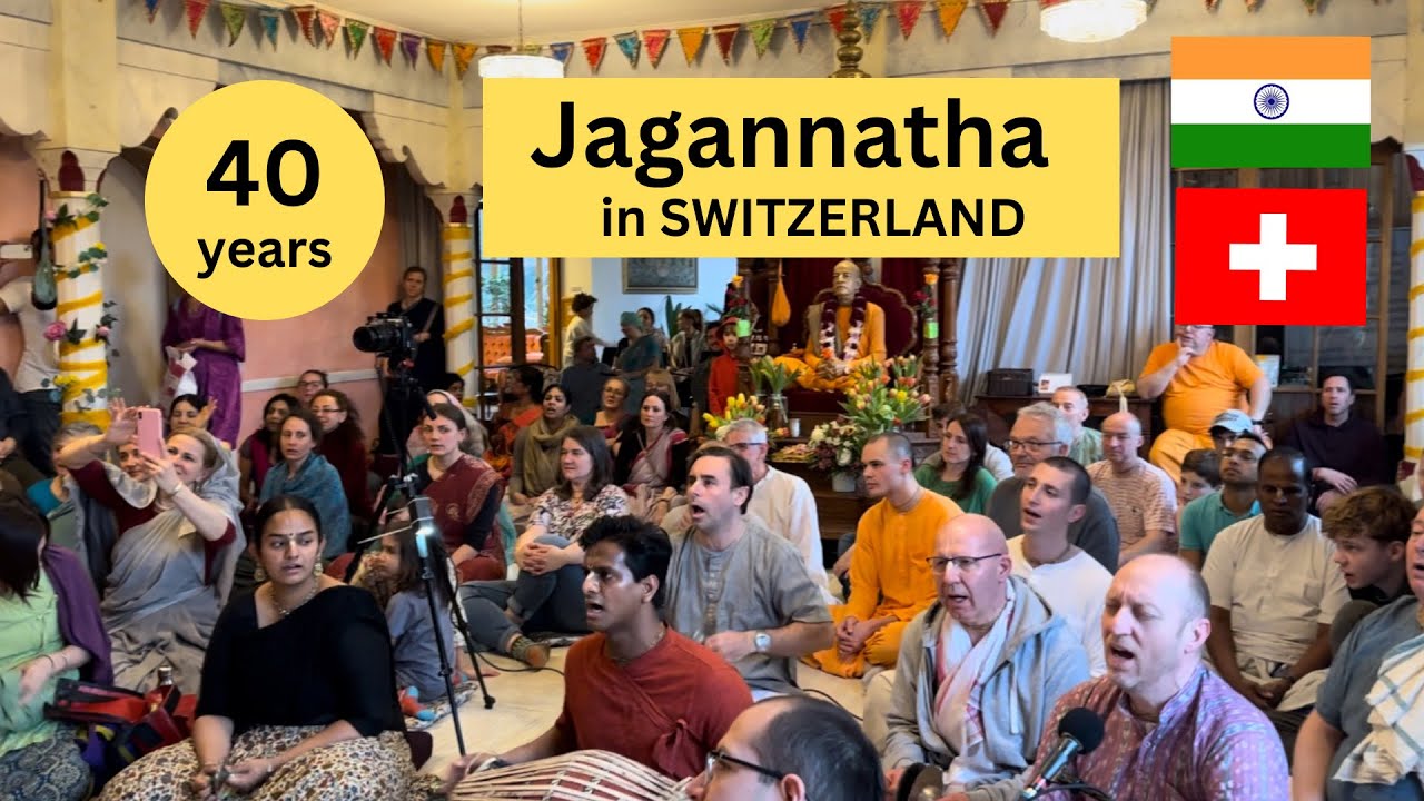 Foreigners Embrace Sanatan Dharma | 40 years of Lord Jagannatha in Switzerland 🇨🇭
