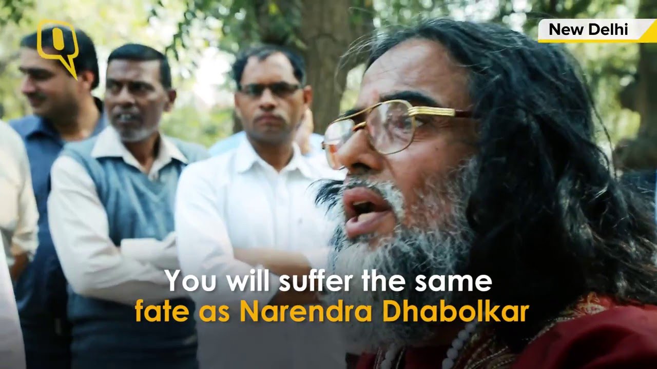 You too will be Killed like Kalburgi and Dhabolkar: Swami Omjee to Vimlendu Jha