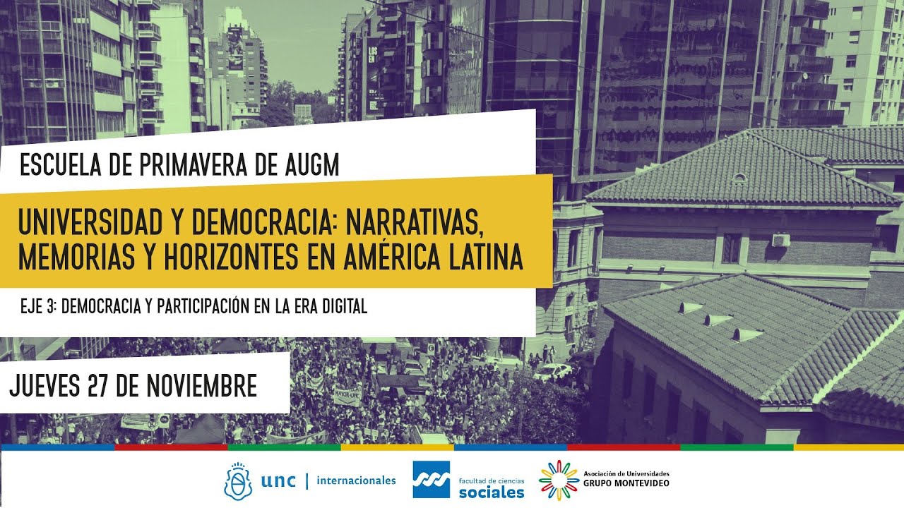 Escuela de Primavera de AUGM | Día 3 – Jueves 27 de noviembre