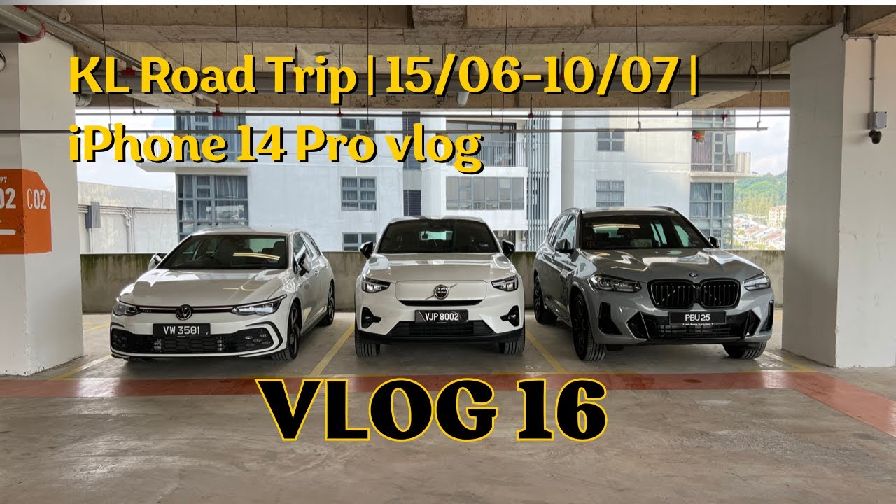 VLOG 16 - KL Road Trip | 15/06-10/07 | iPhone 14 Pro vlog