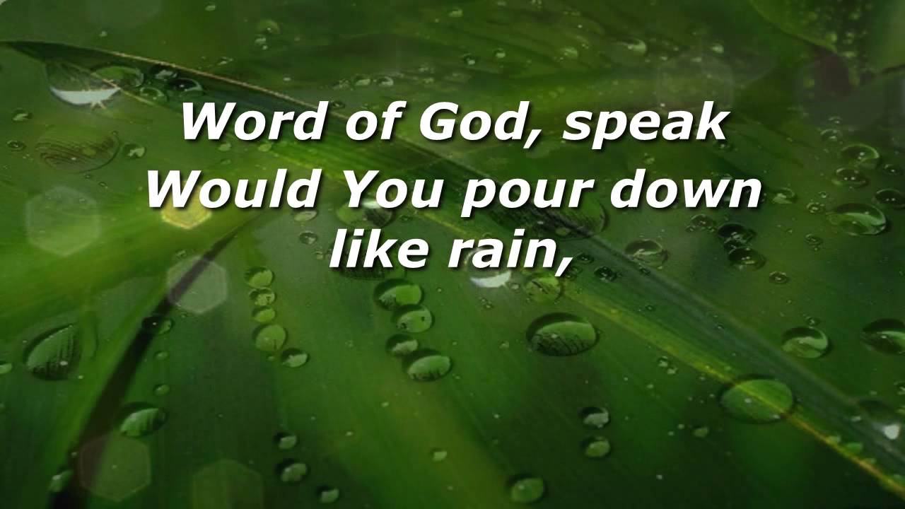 Word of God Speak - MercyMe w/lyrics