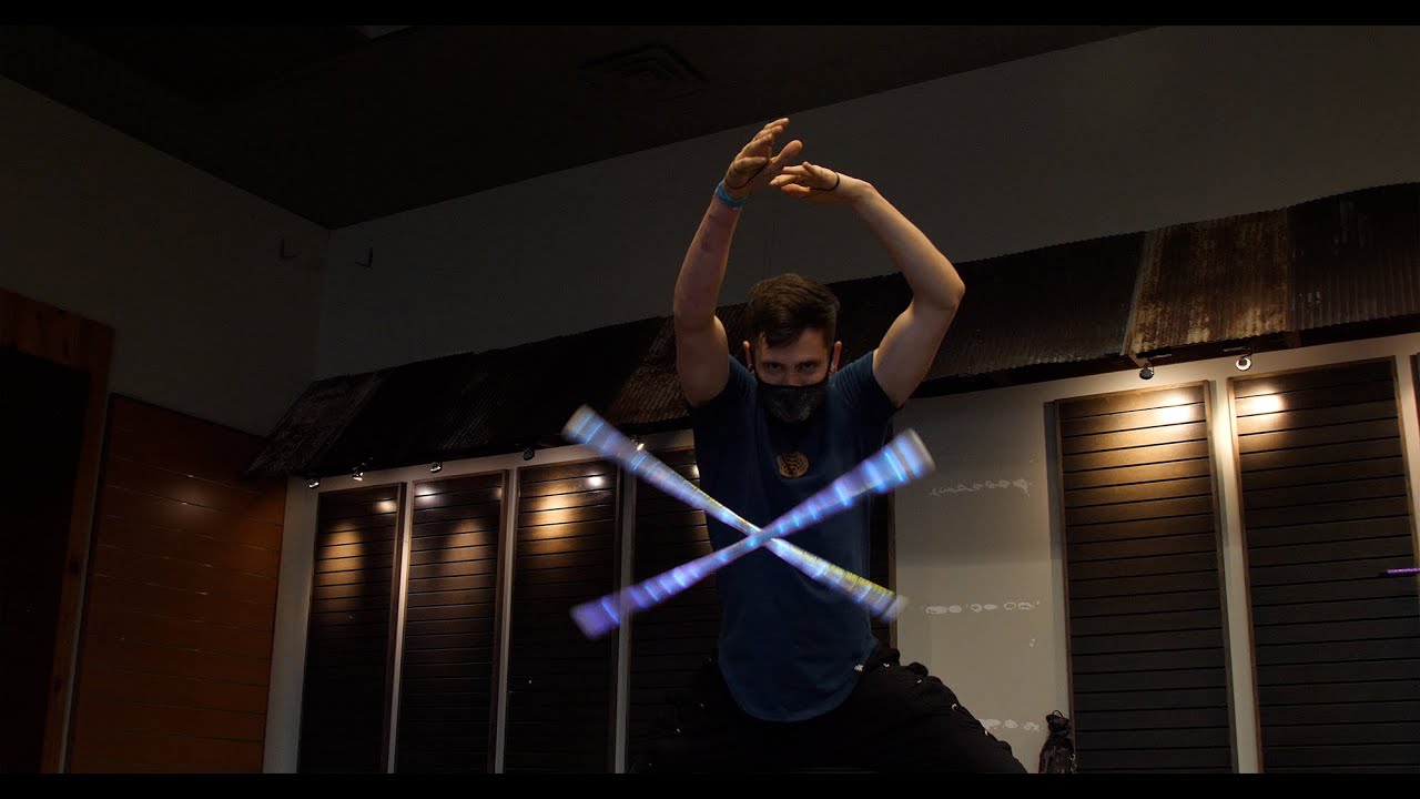 Raw Video of Dalton Sessumes with Two Levi Wands