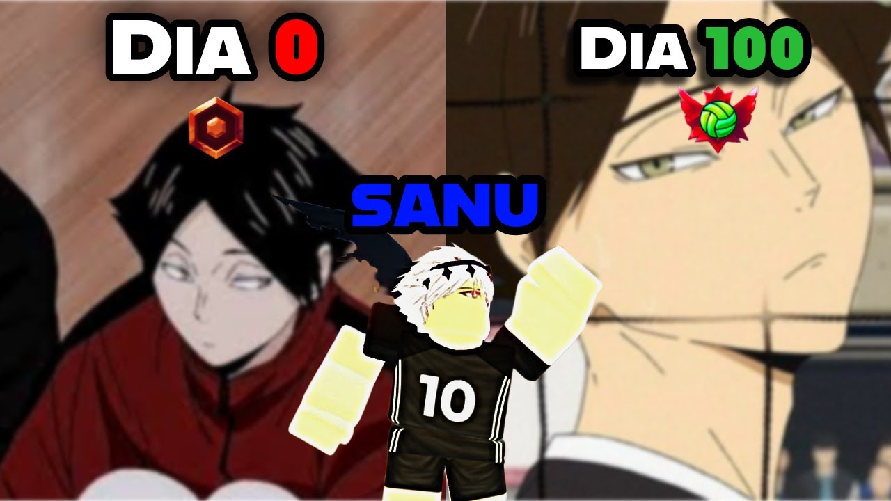 Treinei 100 DIAS com o SANU e me tornei PROFISSIONAL no VolleyBALL Legends