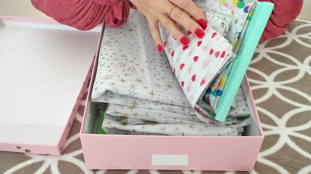 ASMR Tissue Paper (1 Hour) • Folding, Smoothing & Organizing • No Talking