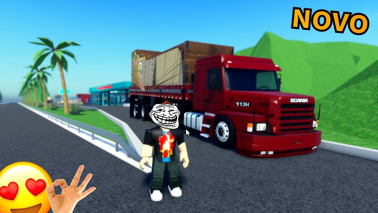 Testei o Novo Servidor de Caminhões do ROBLOX